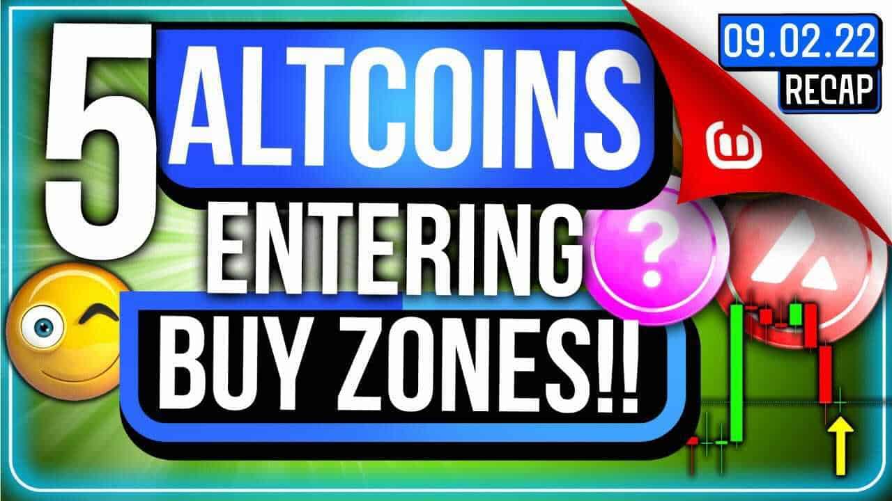 5 Altcoins entering buy zones!